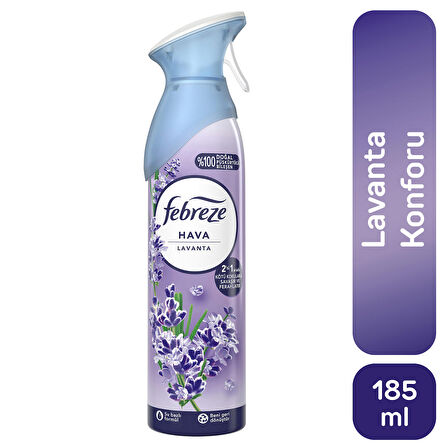 Febreze Hava Ferahlatıcı Sprey Oda Kokusu Lavanta Kokulu 185 ml